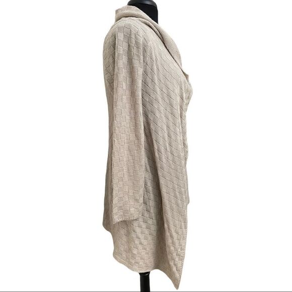 venus Basket Weave Side Husk Closure Cardigan Sz M - Picture 4 of 11